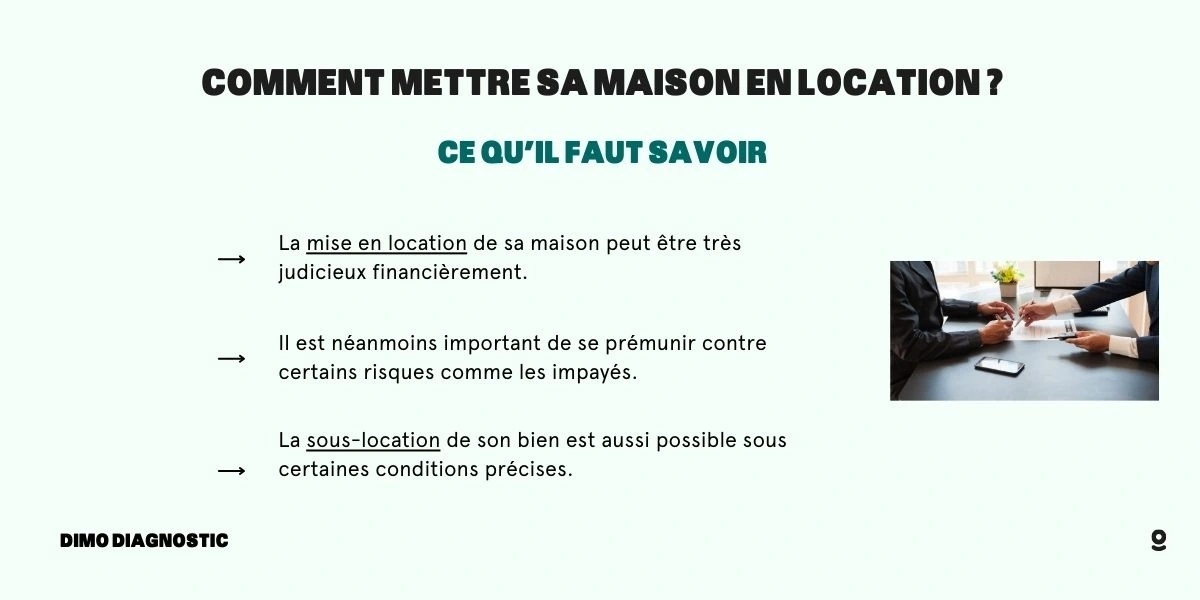 Les étapes pour louer sa maison en 2024